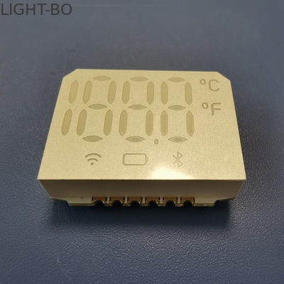 SMD κοινή άνοδος 10mm επίδειξης επτά τμήματος ύψος ψηφίων για το θερμόμετρο μετώπων