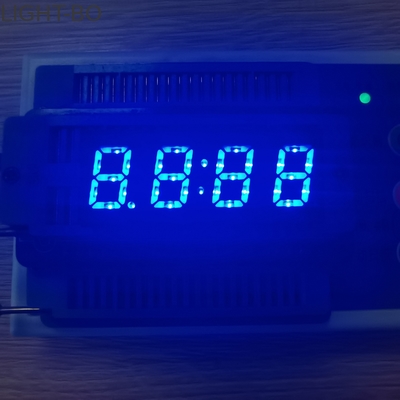20mA 0.4inch χάντρες λαμπτήρων επίδειξης SMD 7 οδηγήσεων τμήματος τετραψήφιες
