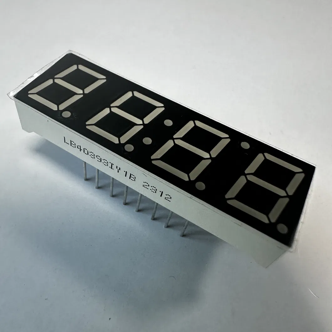 0.39"Κίτρινη οθόνη LED 7 τμημάτων κοινή άνοδος για δείκτη υγρασίας θερμοκρασίας 2