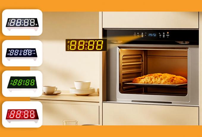 0.32 ίντσες (8,2 mm) 7-τμήμα LED οθόνη, υπεραπλούστερο λευκό, κοινό άνοδο για ψυγείο & οικιακές συσκευές ελέγχου 4