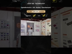 Επίδειξη καθαρών άσπρων 16 οδηγήσεων τμήματος για τα ψηφιακά προϊόντα πολυμέσων δεικτών