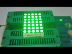 3mm 5 X 7 Pure Green DOT Matrix LED οθόνη για ψηφιακό δείκτη ρολογιού ζώνης ώρας
