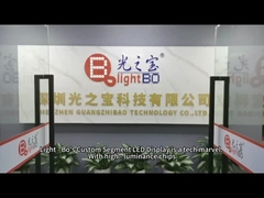 προσαρμοσμένη οθόνη LED 7 τμημάτων