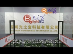 Οθόνη LED αλφαριθμητικών 16 τμημάτων 0,8 ιντσών