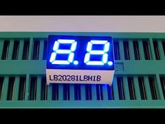 Οθόνη LED 2 ψηφίων Ultra Bright Blue 7 τμημάτων για Πίνακες Ελέγχου