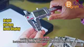 Προσαρμοσμένη πράσινη οθόνη LED 0,39 ιντσών 6 ψηφίων 14 τμημάτων