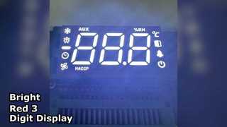 Οθόνη LED 3 ψηφίων 14,2 mm Κόκκινο εξαιρετικά φωτεινό