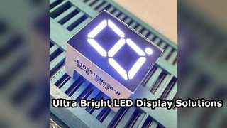 Οθόνη LED 0,39 ιντσών 7 τμημάτων για πίνακες οργάνων